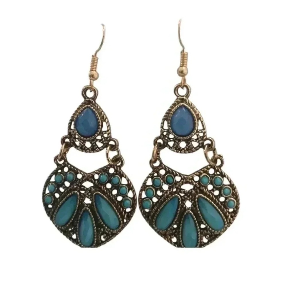 New Vintage Antique Dangle Earrings Boho